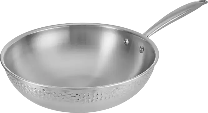 Tigaie WOK RESTO 95004, 28cm, Oțel inoxidabil