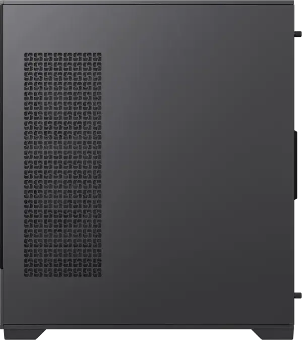 Игровой корпус Gamemax VISTA 2 AB Midi-Tower, закаленное стекло спереди и сбоку, поддержка E-ATX, ARGB вентиляторы, USB-C, PWM хаб, Цвет: Черный
