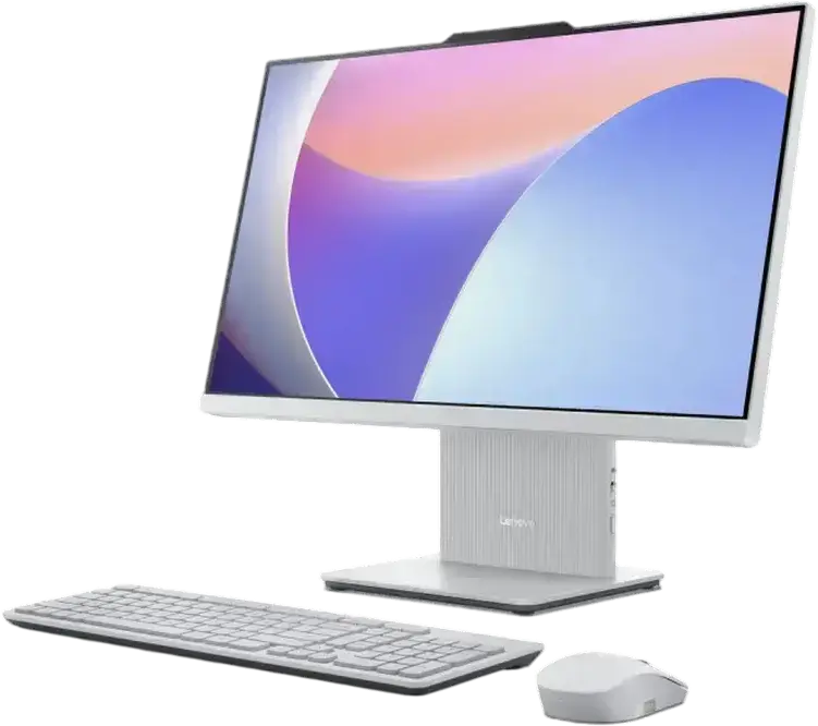 PC All-in-One Lenovo IdeaCentre AIO 27IRH9, Intel Core 9 270H, 32GB RAM DDR5, SSD 1TB, Ecran 27" WQHD IPS, Cloud Grey, Aluminiu și Plastic, Fără SO