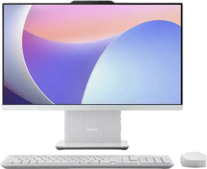 PC All-in-One Lenovo IdeaCentre AIO 27IRH9, Intel Core 9 270H, 32GB RAM DDR5, SSD 1TB, Ecran 27" WQHD IPS, Cloud Grey, Aluminiu și Plastic, Fără SO