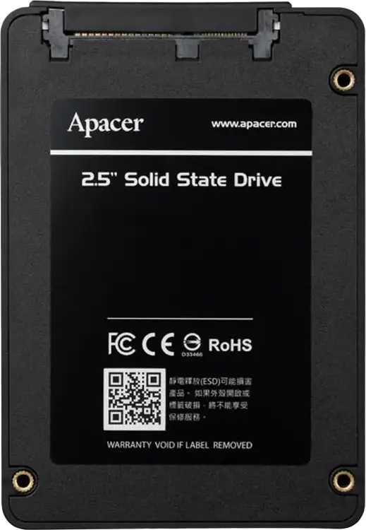 Apacer AS340 PANTHER 240GB 2.5" SATA III SSD AP240GAS340G-1 3D TLC NAND, Read up to 550MB/s, Write up to 520MB/s, TRIM, SMART, NCQ