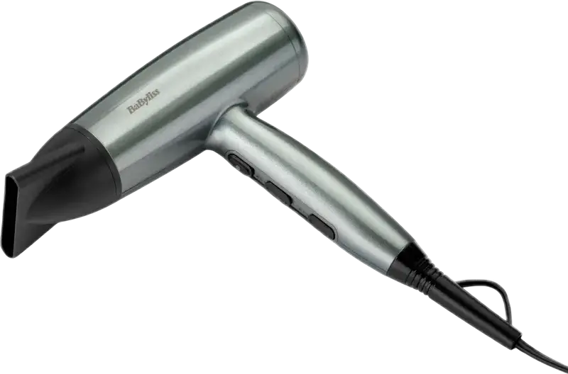 BaByliss Xanadu D581E Hair Dryer 2100W Ceramic Ionic Technology with Slim Concentrator Nozzle and Cool Shot Grey