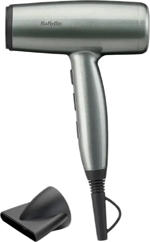 BaByliss Xanadu D581E Hair Dryer 2100W Ceramic Ionic Technology with Slim Concentrator Nozzle and Cool Shot Grey