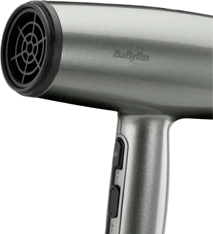 BaByliss Xanadu D581E Hair Dryer 2100W Ceramic Ionic Technology with Slim Concentrator Nozzle and Cool Shot Grey