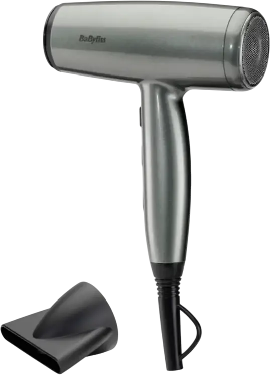 BaByliss Xanadu D581E Hair Dryer 2100W Ceramic Ionic Technology with Slim Concentrator Nozzle and Cool Shot Grey