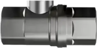 electroventilă inteligentă wireless Ajax WaterStop Jeweller 3/4" (DN 20), control de la distanță prin aplicație, compatibilă ISO 5211, Negru