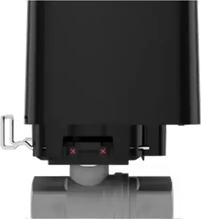electroventilă inteligentă wireless Ajax WaterStop Jeweller 3/4" (DN 20), control de la distanță prin aplicație, compatibilă ISO 5211, Negru