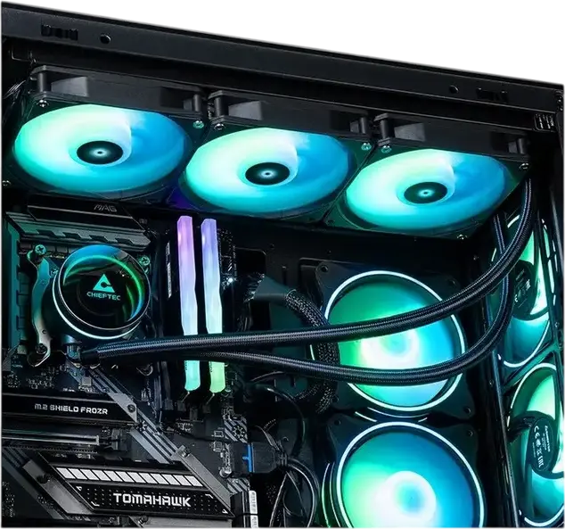 Chieftec Iceberg 360 RGB Liquid CPU Cooler CLC-360-RGB AIO, Infinity Mirror ARGB, 3x120mm FDB Fans, Aluminum Radiator for Intel LGA1851/1700 and AMD AM5/AM4