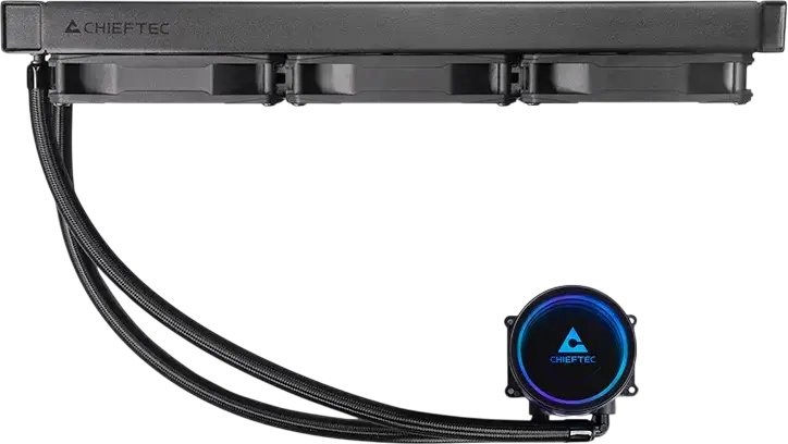 Chieftec Iceberg 360 RGB Liquid CPU Cooler CLC-360-RGB AIO, Infinity Mirror ARGB, 3x120mm FDB Fans, Aluminum Radiator for Intel LGA1851/1700 and AMD AM5/AM4