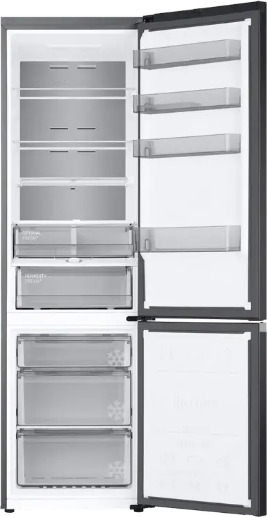 Samsung RB38C774DB1 Free-standing Combi Refrigerator, No Frost, Digital Inverter, SpaceMax, 390L Net Volume, SmartThings Wi-Fi, Color: Black, 59.5x203x65.8 cm