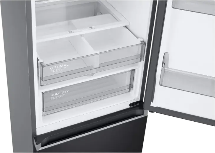 Samsung RB38C774DB1 Free-standing Combi Refrigerator, No Frost, Digital Inverter, SpaceMax, 390L Net Volume, SmartThings Wi-Fi, Color: Black, 59.5x203x65.8 cm