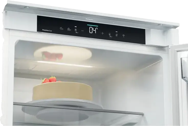 Candy ECNBQT3518E Fresco 400 Built-in Combi Refrigerator, Total No Frost, 251L Capacity, hOn Smart Control, Circle Fresh, White, 177.2x54x55 cm