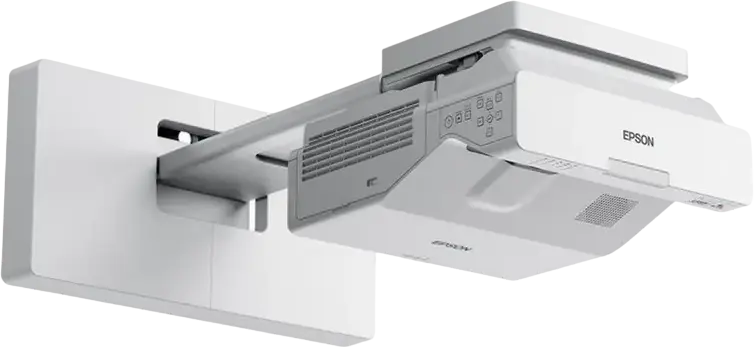 Proiector Laser cu Proiecție Ultra Scurtă Epson EB-720, 3LCD XGA (1024x768), 3800 Lumeni, Contrast 2.5M:1, Wi-Fi, Miracast, HDMI, Difuzor 16W, Alb