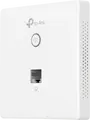 TP-Link EAP115-Wall Wireless N Wall-Plate Access Point, 300 Mbps, 2.4 GHz, PoE (802.3af), Omada SDN Management, Dual 10/100 Ethernet Ports, White