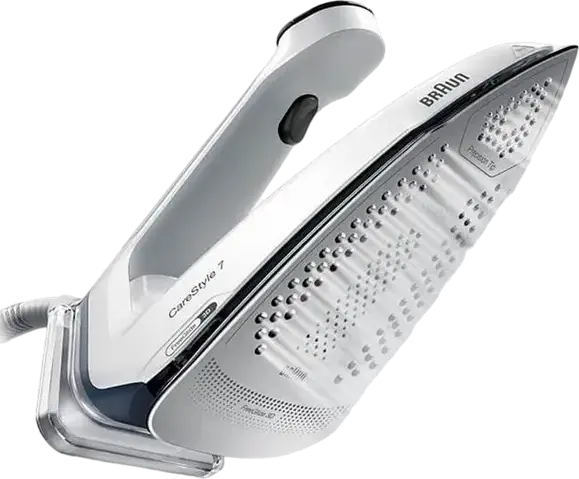 Braun CareStyle 7 IS 7262 GY Steam Generator Iron, 2700W, 7.5 bar Pressure, Eloxal 3D Plus Soleplate, FreeGlide 3D, iCare Technology, 2L Tank, Grey