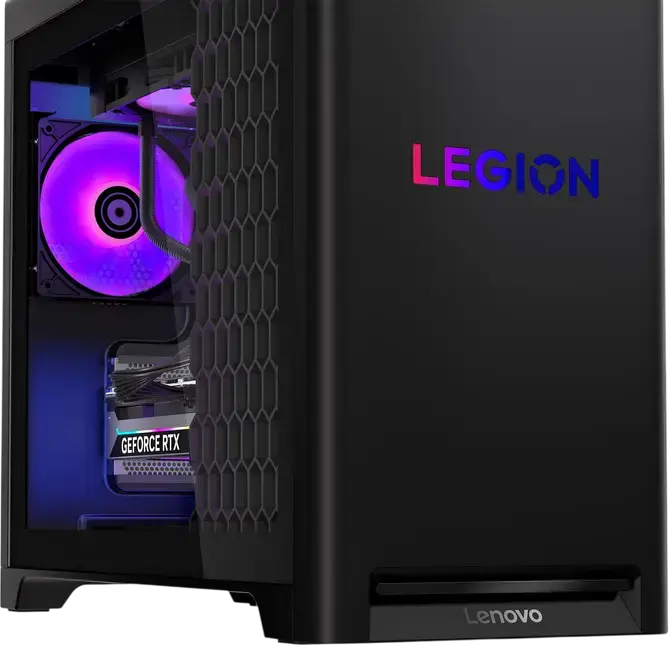 Lenovo Legion T5 30AGB10 Gaming Desktop Tower - Intel Core Ultra 7 265, 32GB DDR5 RAM, 1TB SSD, NVIDIA GeForce RTX 5070 12GB GDDR7, Wi-Fi 7, Black
