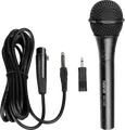 SVEN MK-100 Dynamic Cardioid Microphone, Metal Casing, Wired XLR to 6.3mm Jack with 4m Cable and Adapter, On/Off Switch for Karaoke, Vocals and Studio