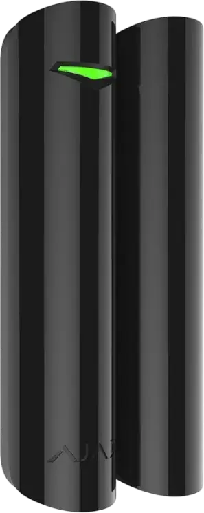 Ajax DoorProtect Plus Opening Detector with Shock and Tilt Sensor, Jeweller Wireless, IP50, Color: Black
