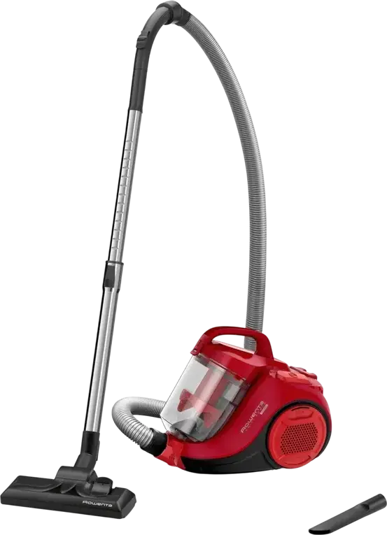 Rowenta Swift Power Cyclonic RO2913EA Bagless Cylinder Vacuum Cleaner, 750W Effitech Motor, HEPA Filter, 1.2L Dust Container, Telescopic Metal Tube