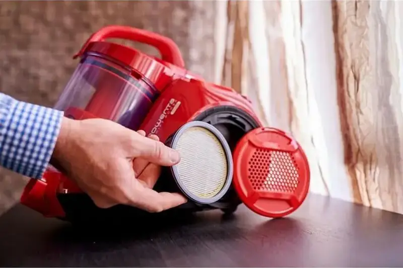 Rowenta Swift Power Cyclonic RO2913EA Bagless Cylinder Vacuum Cleaner, 750W Effitech Motor, HEPA Filter, 1.2L Dust Container, Telescopic Metal Tube
