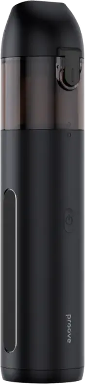 Proove Void Assistant C3 Handheld Car Vacuum Cleaner, 17000 Pa Suction, 6000 mAh Battery, HEPA Filter, USB-C Charging, LED Light, Black