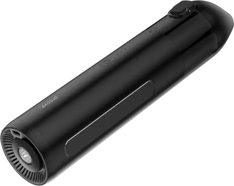 Proove Void Assistant C3 Handheld Car Vacuum Cleaner, 17000 Pa Suction, 6000 mAh Battery, HEPA Filter, USB-C Charging, LED Light, Black