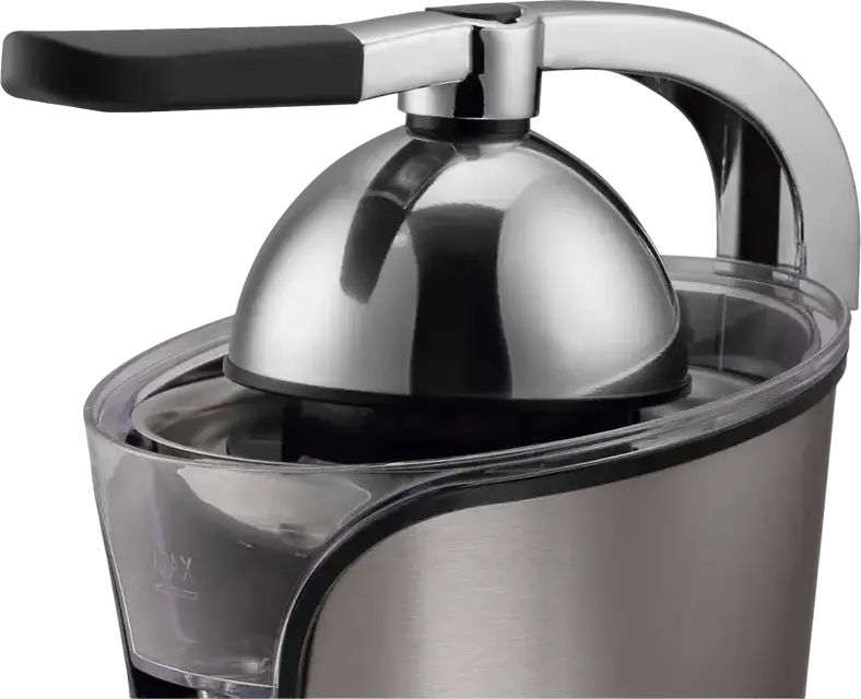 Sterasor de citrice Gorenje CJ100HE, Stoarcător de fructe 100W, Corp din Oțel Inoxidabil și Plastic, Sistem Anti-picurare, Mâner de Presare, 2 Conuri