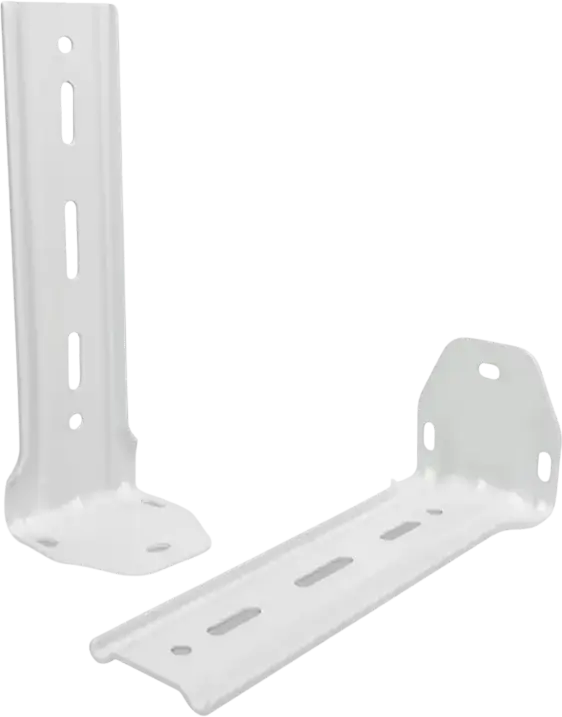 Aqara Rail Mount Two-sided Support for Electric Curtain Rails, Wall Mount Bracket for Side or Center Opening Curtains, White Metal Hardware