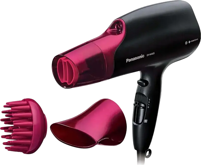 Uscător de păr Panasonic EH-NA65-K865, 2000 W, Negru | Roz
