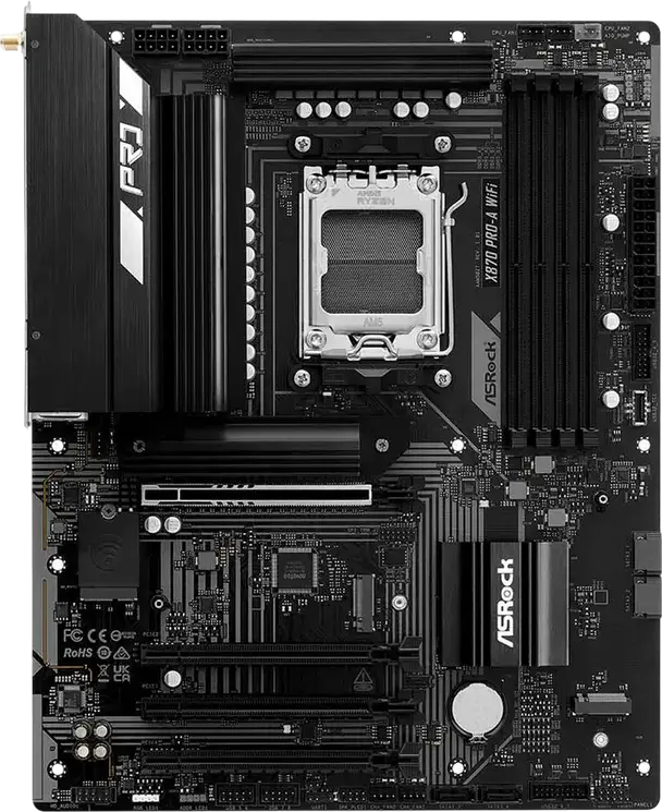 Placă de bază ASRock X870 PRO-A WIFI, AM5, AMD X870, ATX