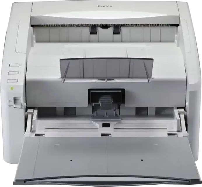 Scanner de masa Canon imageFORMULA DR-6010C cu alimentare automatica, Duplex 60 ppm / 120 ipm, Rezolutie Optica 600 dpi, USB 2.0 si SCSI-III, Alb