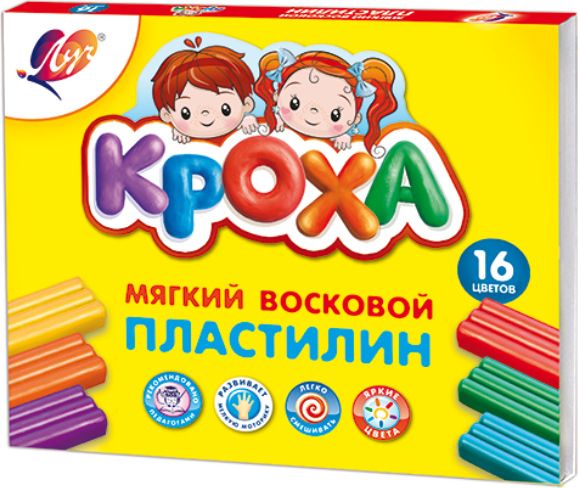 Pasta de modelat moale Kroha 16cul 28С 1646-08 Луч