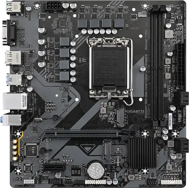 Placă de bază Gigabyte B760M E, LGA1700, Intel B760, Micro-ATX