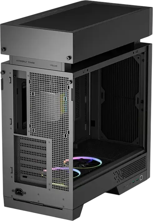 Carcasă PC Deepcool CL6600, Midi-Tower, Fără PSU, Negru
