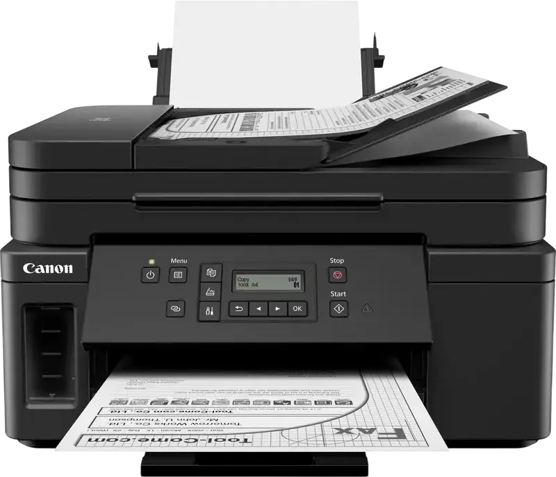 Imprimanta Multifunctionala Canon Pixma GM4040 cu Rezervoare de Cerneala, Printare Scanare Copiere, Duplex Automat, ADF 35 foi, Wi-Fi, Ethernet, Negru