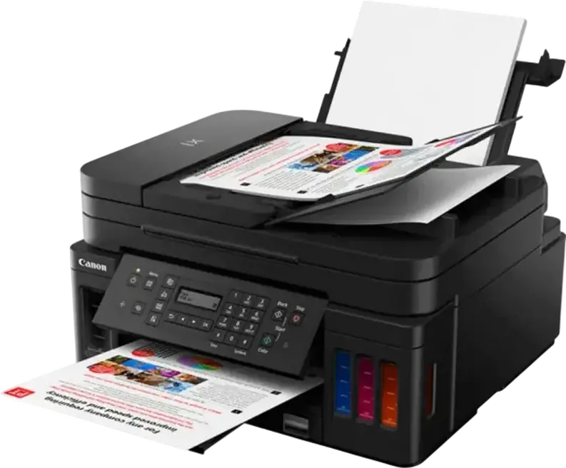 Imprimanta Multifunctionala Canon Pixma GM4040 cu Rezervoare de Cerneala, Printare Scanare Copiere, Duplex Automat, ADF 35 foi, Wi-Fi, Ethernet, Negru