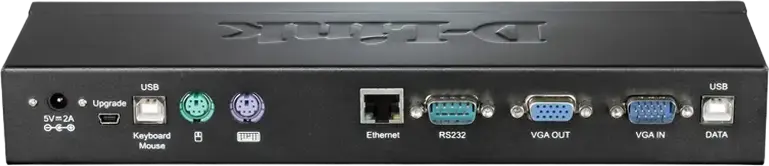 Switch D-Link DKVM-IP1 KVM Over IP cu 1 Portă COMBO, Acces la Distanță BIOS prin LAN/Internet, Interfață VGA și USB HID, Criptare SSL, Carcasă Metalică