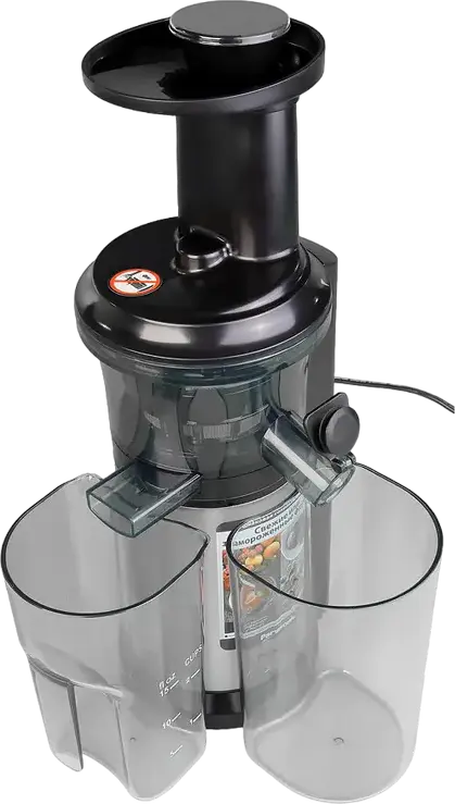 Sforator de fructe Panasonic MJ-L500 Slow Juicer Cold Press, 150W, 45 rpm, Extracție Lentă, Accesoriu pentru Sorbet, Sistem Anti-picurare, Negru