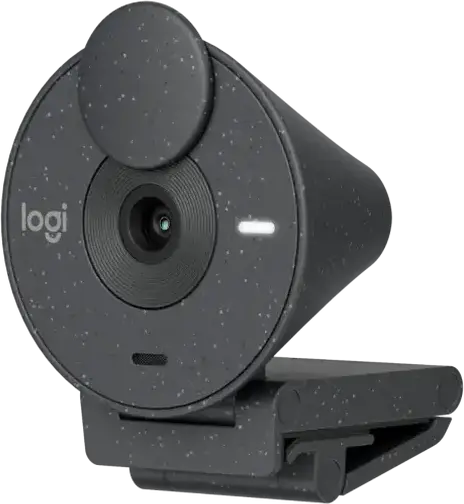Cameră Web Logitech BRIO 300, Full-HD 1080P, Gri