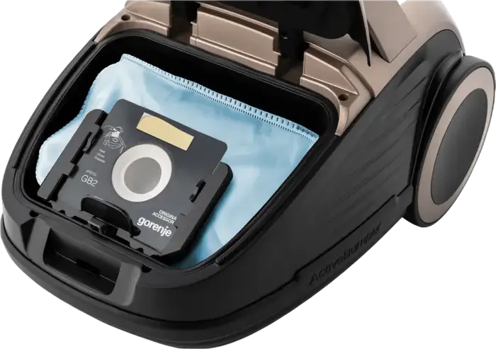 Gorenje VCE28G6ALLGO G600 Allergy Cylinder Vacuum Cleaner, 850W, HEPA 13 Filter with Active Carbon, Bagged AllergyStop 3L, Turbo Brush, Black/Bronze