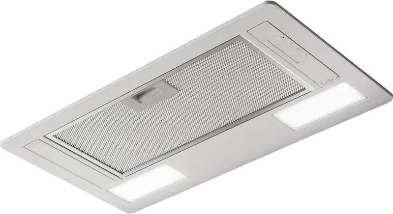 Elica ERA C WH/A/52 Built-in Kitchen Hood, Color: White, Extraction and Recirculation, 700 m3/h Max Productivity, 3 Speed Settings, 2 LED Lamps, White Metal Case