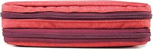 PIPPA KK205 Pencil Case, 2 Separate Zippered Compartments for School Supplies, Machine Washable, 21 x 10 x 6 cm