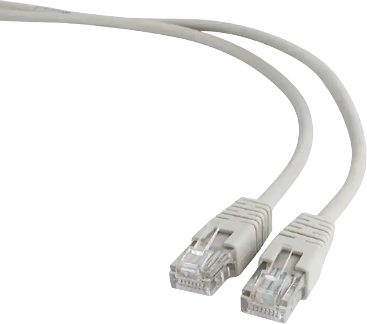 Cablexpert PP22-20M Cat5e FTP Network Patch Cord, RJ45 to RJ45, 20m, 50u Gold-Plated Contacts, Gigabit Ethernet, Gray