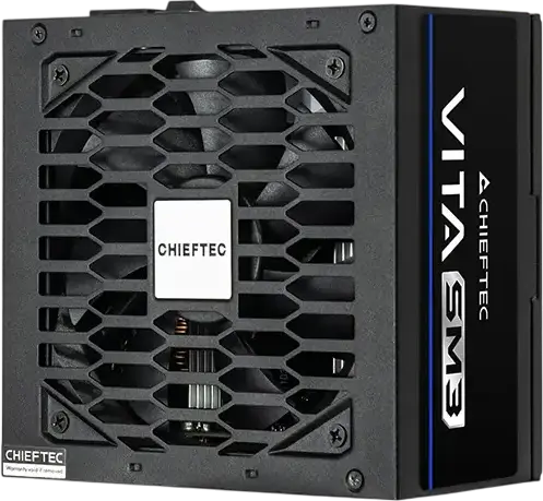 Chieftec Vita SM3 BPX-750-C 750W Power Supply, 80+ Bronze Efficiency, Semi-Modular ATX 12V 3.1, PCIe Gen 5 Support, Active PFC, Black