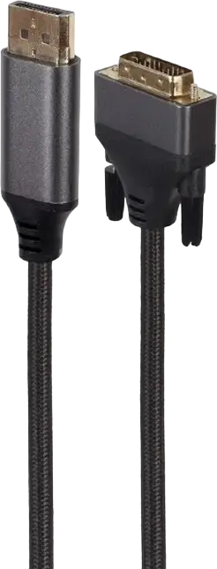 Cablu Video Cablexpert CC-DPM-DVIM-4K-6, DisplayPort (M) - DVI-D (M), 1,8m, Negru