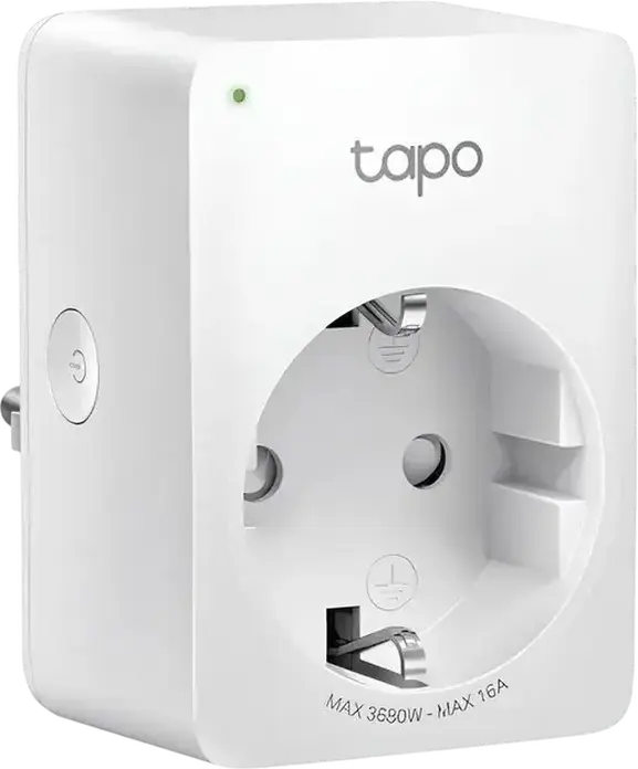 TP-Link Tapo P110M Smart Plug, Matter Certified, Energy Monitoring, 16A 3680W Max Load, Wi-Fi 2.4GHz, Voice Control Alexa Google Siri, White