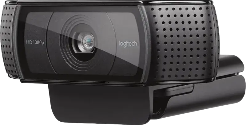Webcam Business Logitech C920e Full HD 1080p, Lentilă de Sticlă cu Autofocus, Microfoane Omnidirecționale Duale, RightLight 2, USB-A, Negru