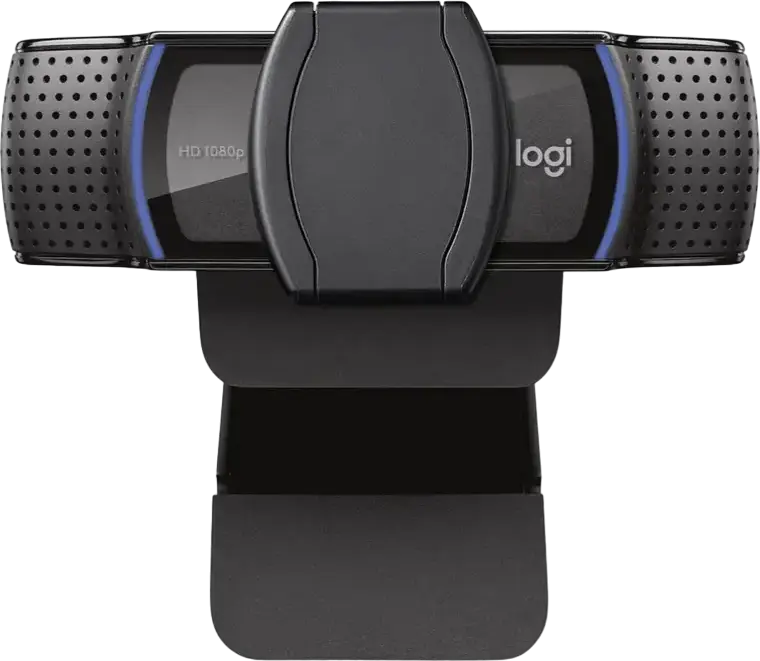 Webcam Business Logitech C920e Full HD 1080p, Lentilă de Sticlă cu Autofocus, Microfoane Omnidirecționale Duale, RightLight 2, USB-A, Negru