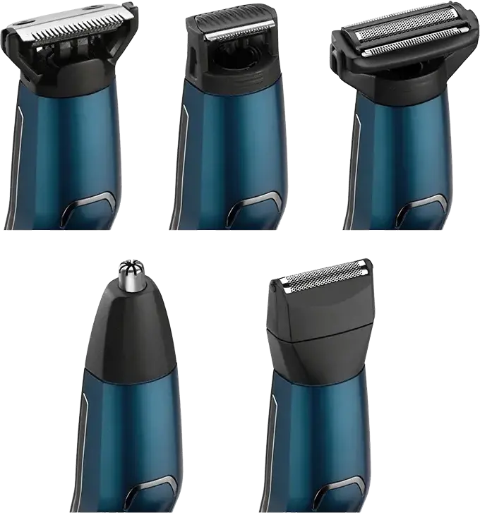 BaByliss MT890E 12-in-1 Multi Trimmer, Japanese Steel Blades, Li-Ion Battery, Waterproof for Beard, Body, Nose and Ears, 1-14mm Cutting Length