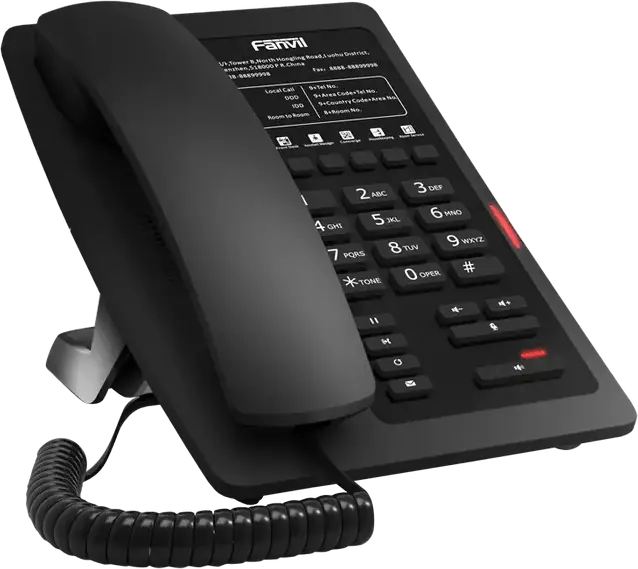 Telefon IP Fanvil H3, Negru